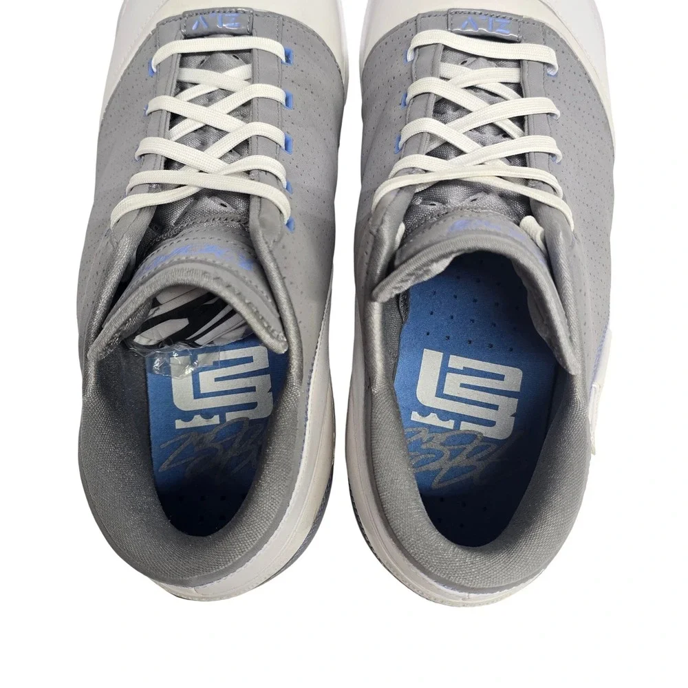 Nike LeBron 5 Zoom Low Basketball Shoes Stealth University Blue Men's 14 White